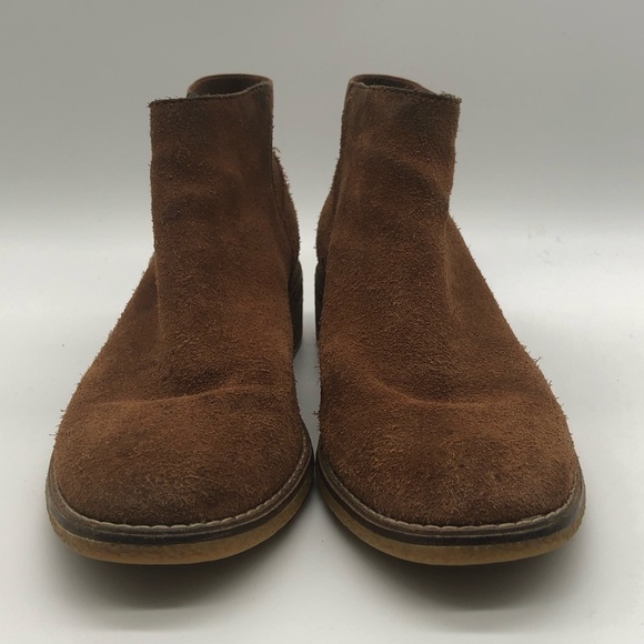 Sperry Boots Women's 7 Maya Lani Booties Suede Ankle Chelsea Chunky Heel Preppy - Picture 2 of 7